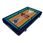 Franklin Sports Table Top Game Set - 5-in-1 Sports Center Indoor Game - Tabletop Soccer, Basketball, Hockey, Bowling + Pool