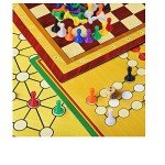 Shappy 32 Pieces Board Game Pawns Multicolor Plastic Game Pieces for Chess Tabletop Markers 1 Inch