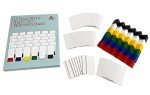 Apostrophe Games 36 Blank Board Game Stand Up Player Pieces with Multi-Color Card Stands, Board Game Accessories