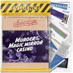 Unsolved Murder Mystery Game - Cold Case Files Investigation - CRYPTIC KILLERS - Detective Evidence & Crime File - Individuals, Date Nights & Party Games- Murder at The Magic Mirror Casino