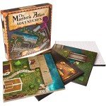 The Master's Atlas: Adventures, 4-Pack Reversible Game Boards + Necromancer's Tower Story Guide - 8 Customizable Maps Including Castle, Village & Tavern - GM D&D Tabletop Gaming Accessories