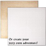 The Master's Atlas: Adventures, 4-Pack Reversible Game Boards + Necromancer's Tower Story Guide - 8 Customizable Maps Including Castle, Village & Tavern - GM D&D Tabletop Gaming Accessories