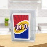 12 Pieces Card Deck Boxes Empty Plastic Storage Box Card Holder Clear Card Case, Snaps Closed