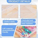 20 Pcs Clear Board Game Tokens Storage Containers Trays Clear Plastic Beads Storage Containers Box Assorted Sizes Storage Boxes Game Components with Lids Pieces, Dice, Tokens, Beads