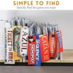 Lukeline Board Game Storage Kit with 12 Sets of Zipper Pouch Bags and Sorting Label Tabs, Board Game Organizer and storage for Board Games, Bricks, Puzzles, Toys, Craft Projects, School Supplies