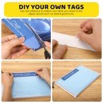 Board Game Storage Kit,Board Game Organizers and Storage Includes 14pcs Zipper Bags with DIY Stickers and Double-Sided Adhesive Dots,Board Game Bags for Puzzle Games Files Home Office（Grey）