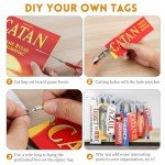 Lukeline Board Game Storage Kit with 12 Sets of Zipper Pouch Bags and Sorting Label Tabs, Board Game Organizer and storage for Board Games, Bricks, Puzzles, Toys, Craft Projects, School Supplies