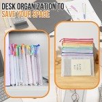 24pcs Mesh Zipper Pouch File Bags Puzzle Storage Bags, A3 17x12 Inches Large Reusable Zipper Pouches for Organizing Classroom Board Game Organization