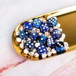 24 Pieces 16mm Marble 6 Sided Dice Round Corner D6 Dice Set Card Game Dice for MTG DND Tenzi Farkle Yahtzee Bunco or Math Learning