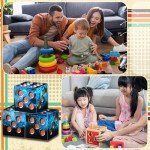 AUSTOR 6 Sided Dice 16mm Resin D6 Dice Handmade Sharp Edge Game Dice Set, 6 Pieces Resin Dice with Metal Case for Tenzi, Farkle, Yahtzee, Bunco or Teaching Math, Black & Blue