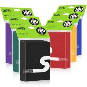 600ct MTG Card Sleeves, 6 Colors Matte Card Sleeves Magic The Gathering, TCG Card Sleeves, Magic Card Sleeves, Baseball Card Sleeves, Card Protectors for MTG, TCG, Baseball, Trading, Game Cards