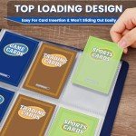 Fabmaker 36pack Trading Card Sleeve, Holds 648 Cards, 9 Pocket Card Sleeves Binder Sheets for 3 Ring Binder, 11 Holes Trading Card Binder Sleeves Fit for MTG, Baseball, Game, Business Cards, Coupon