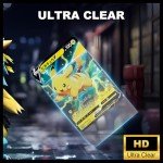 1000ct Card Sleeves, Baseball Card Sleeves, Penny Clear Card Sleeves for Trading Cards, Soft Trading Card Sleeves, Sports Card Sleeves, Card Protector Sleeves, Protective Plastic Sleeves for Cards