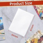 Aegero 540 Counts Card Sleeves，Clear Trading Cards Sleeves, Soft Baseball Card Sleeves，Plastic Card Protector Sleeves for Standard Cards Fit for Baseball Cards, Football Game Cards, MTG