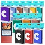 1200CT Matte Card Sleeves, 12 Colors MTG Card Sleeves, TCG Card Sleeves, Magic The Gathering Card Sleeves, Trading Card Sleeves, Mtg Sleeves, Tcg Sleeves, Deck Sleeves for Baseball, Sports, Game Cards