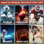 Aegero 540 Counts Card Sleeves，Clear Trading Cards Sleeves, Soft Baseball Card Sleeves，Plastic Card Protector Sleeves for Standard Cards Fit for Baseball Cards, Football Game Cards, MTG