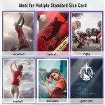 600PCS Card Sleeves for Collectable Gaming Cards, Matte Card Protectors Sleeves for Baseball Cards, Game Cards and Trading Cards (6 Colors)