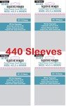 Sleeve Kings Card Game Card Sleeves 63.5 x 88 mm (4x110 Pack, 440 Sleeves)