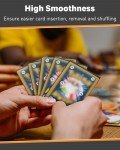 Uniclife 100 Counts Black MTG Card Sleeves Matte Back Trading Card Sleeves Baseball Card Sleeves Standard Sized Deck Card Protectors for Sports Cards Football Cards Game Cards Yugioh Cards, 66 x 91 mm