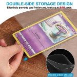 ABLY 540 Pockets Double-Sided Trading Card Pages Sleeves 9-Pocket Clear Plastic Game Card Protectors for Skylanders, Pokemon, Baseball Cards and More, Fit 3 Ring Binder (30 Pages)