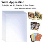 100 Pcs Soft Trading Card Sleeves, Top Loading Sleeves for Standard Cards 2.5" X 3.5"，Ultra-Clear Card Protector for Game, Baseball Cards