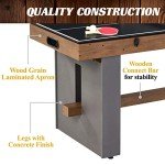 Barrington 3-in-1 Combination Game Table 54”, Foosball, Air-Powered Hockey and Table Tennis Combo Table, Multi Game Table Perfect for Family Game Rooms, All-in-One Arcade Table