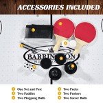 Barrington 3-in-1 Combination Game Table 54”, Foosball, Air-Powered Hockey and Table Tennis Combo Table, Multi Game Table Perfect for Family Game Rooms, All-in-One Arcade Table