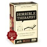 Exploding Kittens Horrible Therapist: Extra Horrible Edition 3-8 Players - Ages 17+ - 15 Minutes to Play - Comic Building Card Game - Ideal for Party, Family Game Night - White