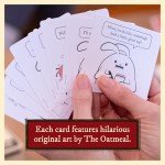 Exploding Kittens Horrible Therapist: Extra Horrible Edition 3-8 Players - Ages 17+ - 15 Minutes to Play - Comic Building Card Game - Ideal for Party, Family Game Night - White