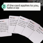 Take A Sip If… [Hilarious Party Game for Adults, Perfect for Game Night, Ice Breakers, Conversation Starter, Great for Chill Nights or Big Groups, Fun Gift for Friends]
