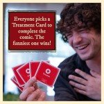 Exploding Kittens Horrible Therapist: Extra Horrible Edition 3-8 Players - Ages 17+ - 15 Minutes to Play - Comic Building Card Game - Ideal for Party, Family Game Night - White