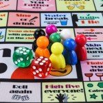 Drinking Board Games for Adults, Rubber Mat Drinking Board Game, Funny Party Interactive Drinking Games for Game Night, Birthday, Family Play or Any Occasion, Age 21+, 2-8 Players
