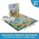 Hasbro Gaming The Game of Life Board Game, Family Games for Kids Ages 8+, Includes 31 Careers, Family Board Games for 2-4 Players, Family Gifts (Amazon Exclusive)