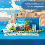 Crafty Games Sardegna Dynamic Area Control Board Game by Stefan Dorra, 2-4 Players, Ages 15+, 45-60 Minute Play time