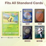 Mlikero 600 Count Card Sleeves, Clear Soft Trading Card Sleeves, Polypropylene (PP), Fit for MTG, TCG, Baseball, Football, Game Cards