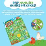 Peaceable Kingdom Count Your Chickens Award Winning Cooperative Counting Game for 2 to 4 Kids Ages 3+