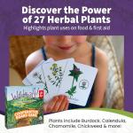 Wildcraft! an Herbal Adventure Cooperative Board Game - Learn 25 Herbs with No Reading Required - Educational Game for Kids 4+ & Families - Includes 3 Printable PDFs, Coloring Book & Plant Guide