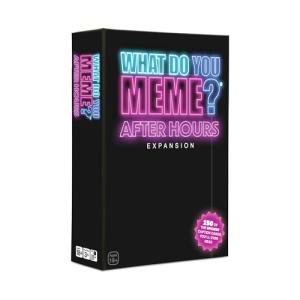 WHAT DO YOU MEME? After Hours by Relatable, The Explicit Expansion Pack for Game Night, Board Games, Adult Games, and Party Games, Includes 150 Caption Cards to Play with Full-Sized Game