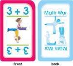 School Zone Math War Addition & Subtraction Game Cards: 56 Cards, Kindergarten, 1st Grade, 2nd Grade, Math Games, Numbers, Math Facts, Early Math, Ages 6+