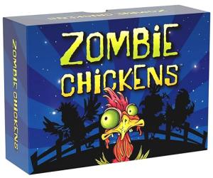 Zombie Chickens - Fun Family Card Games for Adults, Teens & Kids - Survival Zombie Game, 3 Ways to Play: Competitive, Cooperative & Solo (1-4 Players)