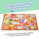 Bluey Scavenger Hunt Board Game, Cooperative Play with 4 Exclusive Mini-Figures, Learning Toys for 5+ Year Old, Fun Toy Token Collecting Game