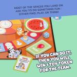 Bluey Scavenger Hunt Board Game, Cooperative Play with 4 Exclusive Mini-Figures, Learning Toys for 5+ Year Old, Fun Toy Token Collecting Game