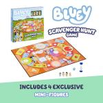 Bluey Scavenger Hunt Board Game, Cooperative Play with 4 Exclusive Mini-Figures, Learning Toys for 5+ Year Old, Fun Toy Token Collecting Game