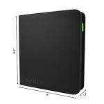 Vault X 12 Pocket Trading Card Zip Binder, 480 cards, Premium Exo-Tec Album Material, 20 Side-Loading Pages, Folder for Collectible Card Games, Sports, TCG (Black)