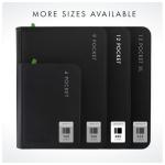 Vault X 12 Pocket Trading Card Zip Binder, 480 cards, Premium Exo-Tec Album Material, 20 Side-Loading Pages, Folder for Collectible Card Games, Sports, TCG (Black)