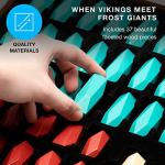 Hnefatafl Viking Chess Set - Authentic, Traditional Two-Player Strategy Board Game Classic - Historic European Tabletop Asymmetric War Game