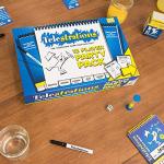 USAopoly Telestrations Party Pack 12 Player | 600 New Phrases to Sketch | Board Game | A Fun Family Game for Kids and Adults | Family Game Night Just Got Better | Telephone Game Sketched Out, Multi-colored