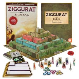 MindWare Ziggurat Cooperative Family Legacy Adventure Game by Matt Leacock & Rob Daviau, Illustrated by Cory Godbey for Ages 8+