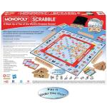 Monopoly Scrabble Game, Play in UNDER ONE HOUR, Score Your Scrabble Word - Move Your Token, By Winning Moves Games USA, Mash-Up of 2 of the World's Greatest Games, 2 to 4 Players Ages 8+ (1250)