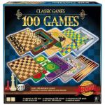 Merchant Ambassador: Classic Games, 100 Games, Enjoy 100 Different Games, Includes 5 Double-Sided Playing Boards, Fun for Children and Adults, For Ages 3 and up